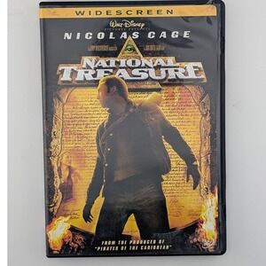 National Treasure DVD Widescreen Nicolas Cage Adventure Film 2004
